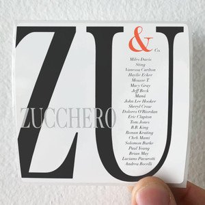 Zucchero Zu Co Album Cover Sticker