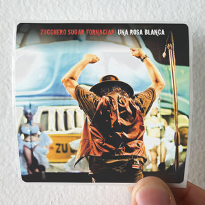 Zucchero Una Rosa Blanca Album Cover Sticker Zucchero Una Rosa Blanca Album Cover Sticker