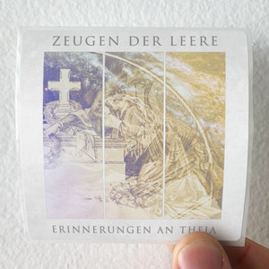 Zeugen der Leere Erinnerungen An Theia Album Cover Sticker