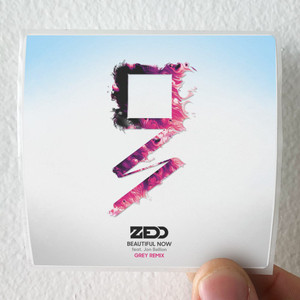 Zedd Beautiful Now Album Cover Sticker Zedd Beautiful Now Album Cover Sticker