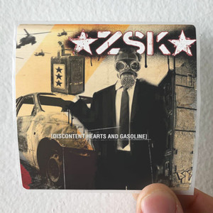 ZSK Discontent Hearts And Gasoline Album Cover Sticker