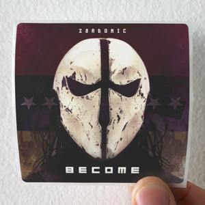 Zardonic Become Album Cover Sticker Zardonic Become Album Cover Sticker