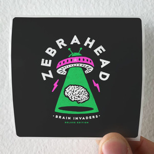Zebrahead Brain Invaders 1 Album Cover Sticker Zebrahead Brain Invaders 1 Album Cover Sticker