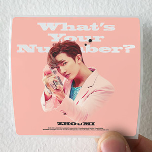 ZhouMi Whats Your Number Album Cover Sticker ZhouMi Whats Your Number Album Cover Sticker