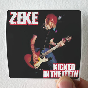 Zeke Kicked In The Teeth Album Cover T-Shirt Black
