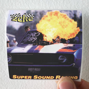 Zeke Super Sound Racing Album Cover Sticker