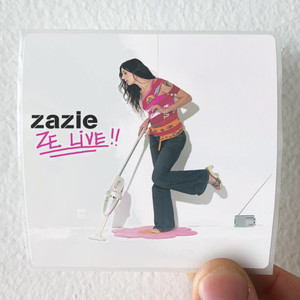 Zazie Ze Live Album Cover Sticker Zazie Ze Live Album Cover Sticker