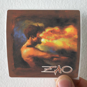 Zao Where Blood And Fire Bring Rest Album Cover Sticker