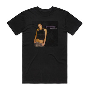 4 Strings Believe 1 Album Cover T-Shirt Black 4 Strings Believe 1 Album Cover T-Shirt Black