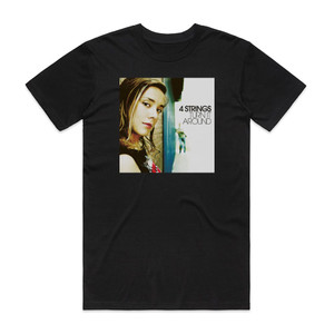4 Strings Turn It Around 1 Album Cover T-Shirt Black