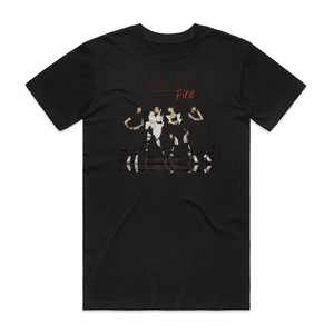 2NE1 Fire 1 Album Cover T-Shirt Black 2NE1 Fire 1 Album Cover T-Shirt Black