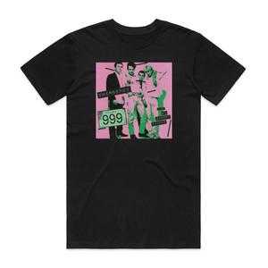 999 Emergency Album Cover T-Shirt Black 999 Emergency Album Cover T-Shirt Black