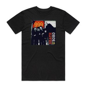 999 Death In Soho Album Cover T-Shirt Black 999 Death In Soho Album Cover T-Shirt Black