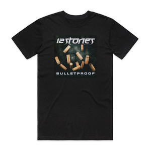 12 Stones Bulletproof Album Cover T-Shirt Black 12 Stones Bulletproof Album Cover T-Shirt Black