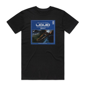 35007 Liquid Album Cover T-Shirt Black 35007 Liquid Album Cover T-Shirt Black