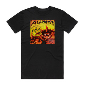 666 Alarma Album Cover T-Shirt Black 666 Alarma Album Cover T-Shirt Black