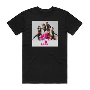 4minute Muzik Album Cover T-Shirt Black 4minute Muzik Album Cover T-Shirt Black