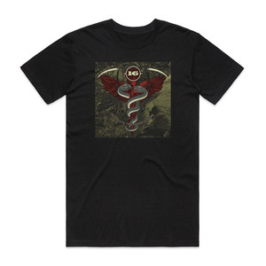 16 Deep Cuts From Dark Clouds Album Cover T-Shirt Black 16 Deep Cuts From Dark Clouds Album Cover T-Shirt Black