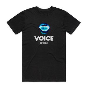 80kidz Voice Album Cover T-Shirt Black 80kidz Voice Album Cover T-Shirt Black