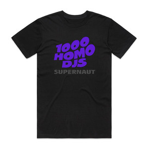 1000 Homo DJs Supernaut 2 Album Cover T-Shirt Black 1000 Homo DJs Supernaut 2 Album Cover T-Shirt Black