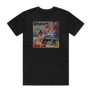 88 Fingers Louie Behind Bars Album Cover T-Shirt Black 88 Fingers Louie Behind Bars Album Cover T-Shirt Black
