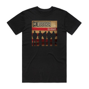 3 Doors Down Shine Album Cover T-Shirt Black
