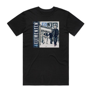 3js 4 Elementen Album Cover T-Shirt Black 3js 4 Elementen Album Cover T-Shirt Black