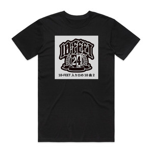 10-FEET 10 Feet 10 2 Album Cover T-Shirt Black 10-FEET 10 Feet 10 2 Album Cover T-Shirt Black