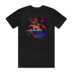 Alogia Secret Spheres Of Art Album Cover T-Shirt Black Alogia Secret Spheres Of Art Album Cover T-Shirt Black