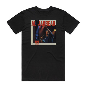 Al Jarreau In London Album Cover T-Shirt Black Al Jarreau In London Album Cover T-Shirt Black