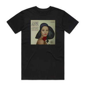 Andre Previn A Touch Of Elegance Album Cover T-Shirt Black Andre Previn A Touch Of Elegance Album Cover T-Shirt Black