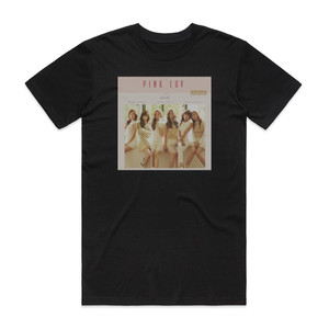 APink Pink Luv Album Cover T-Shirt Black APink Pink Luv Album Cover T-Shirt Black