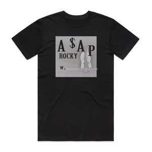 ASAP Rocky M Album Cover T-Shirt Black ASAP Rocky M Album Cover T-Shirt Black