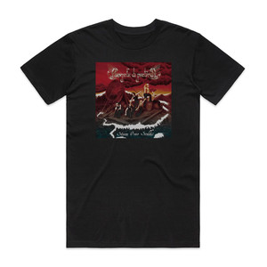 Angeli di Pietra Storm Over Scaldis Album Cover T-Shirt Black