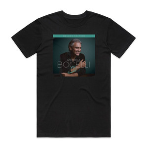 Andrea Bocelli Si Album Cover T-Shirt Black Andrea Bocelli Si Album Cover T-Shirt Black