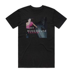 Amy Winehouse Frank Album Cover T-Shirt Black Amy Winehouse Frank Album Cover T-Shirt Black