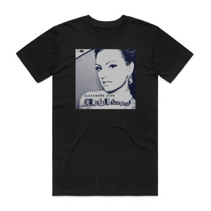 Alexandra Stan Cliche Hush Hush 1 Album Cover T-Shirt Black Alexandra Stan Cliche Hush Hush 1 Album Cover T-Shirt Black