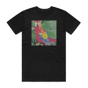 Algernon Cadwallader Parrot Flies Album Cover T-Shirt Black