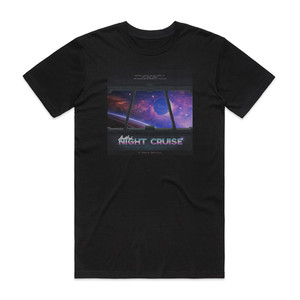 AWITW Night Cruise Album Cover T-Shirt Black AWITW Night Cruise Album Cover T-Shirt Black