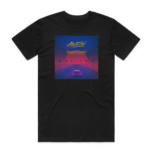 AWITW Vapor Cruisin Album Cover T-Shirt Black AWITW Vapor Cruisin Album Cover T-Shirt Black