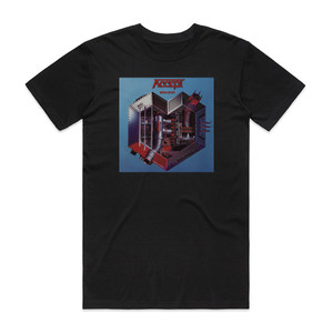 Accept Metal Heart Album Cover T-Shirt Black Accept Metal Heart Album Cover T-Shirt Black