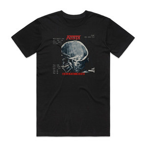 Accept Death Row Album Cover T-Shirt Black Accept Death Row Album Cover T-Shirt Black