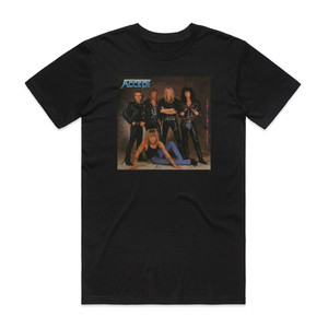 Accept Eat The Heat Album Cover T-Shirt Black