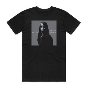 Aaliyah One In A Million Album Cover T-Shirt Black Aaliyah One In A Million Album Cover T-Shirt Black