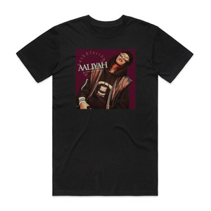 Aaliyah Back Forth Album Cover T-Shirt Black