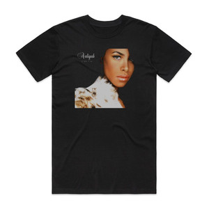 Aaliyah I Care 4 U Album Cover T-Shirt Black