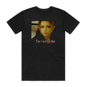 Aya Kamiki Secret Code Album Cover T-Shirt Black