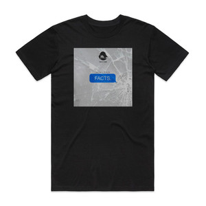 Aaron Cole Facts Album Cover T-Shirt Black Aaron Cole Facts Album Cover T-Shirt Black