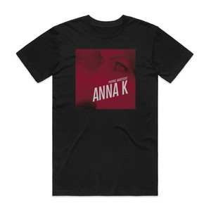 Anna K Poprv Akusticky Album Cover T-Shirt Black