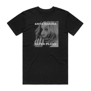 Anya Marina Paper Plane Album Cover T-Shirt Black